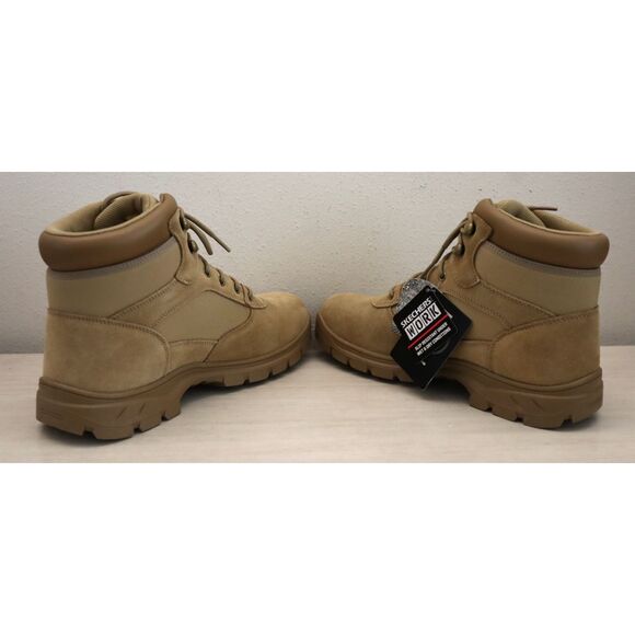 Skechers Tactical 200056 Men's Sz 13 Camel/Tan Work Wascana-Millit WP Work Boots - Picture 11 of 14